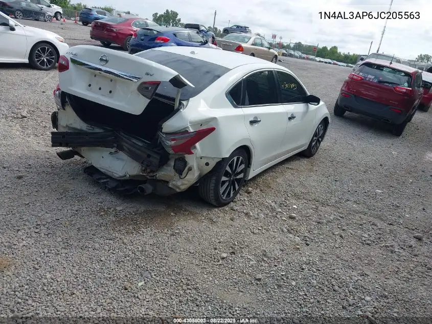 1N4AL3AP6JC205563 2018 Nissan Altima 2.5 Sv