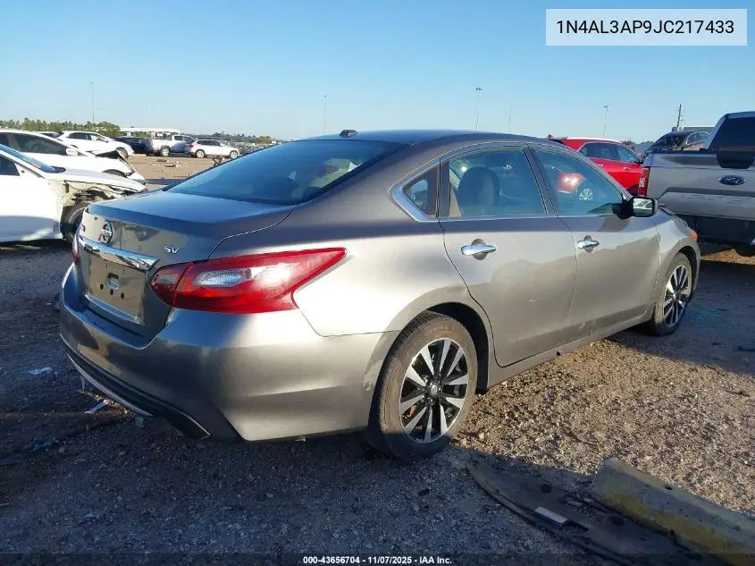 1N4AL3AP9JC217433 2018 Nissan Altima 2.5 Sv