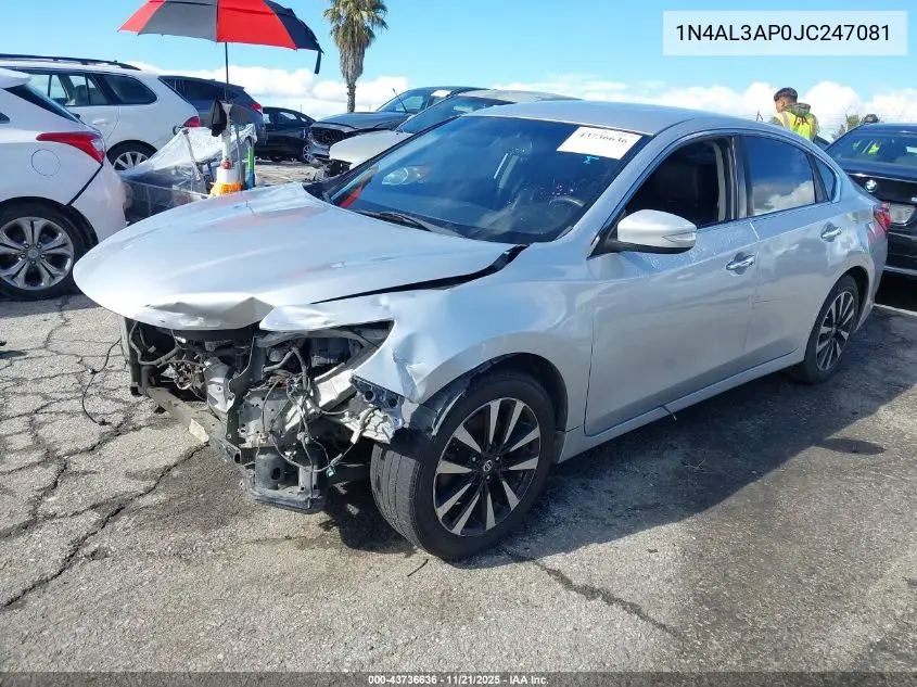 1N4AL3AP0JC247081 2018 Nissan Altima 2.5 Sl