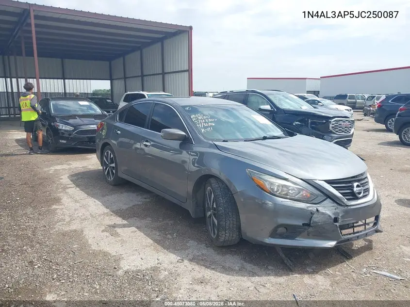 1N4AL3AP5JC250087 2018 Nissan Altima 2.5 Sr
