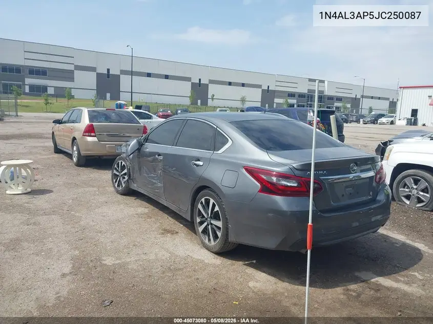 1N4AL3AP5JC250087 2018 Nissan Altima 2.5 Sr