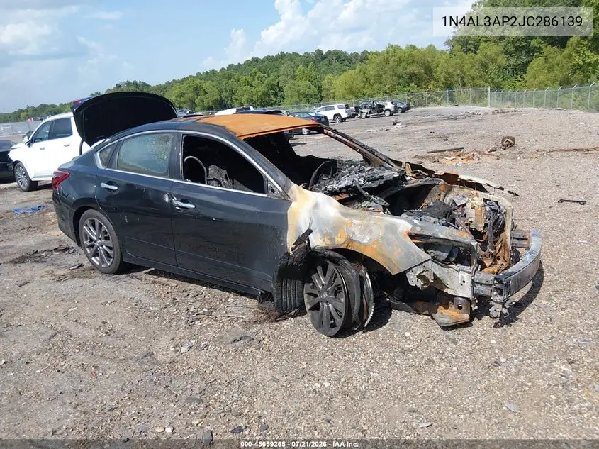 2018 Nissan Altima 2.5 Sr VIN: 1N4AL3AP2JC286139 Lot: 45659265