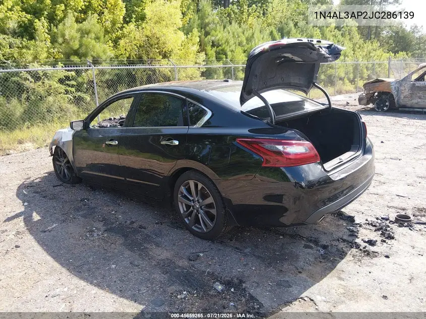 2018 Nissan Altima 2.5 Sr VIN: 1N4AL3AP2JC286139 Lot: 45659265
