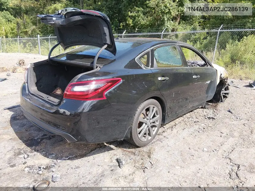 2018 Nissan Altima 2.5 Sr VIN: 1N4AL3AP2JC286139 Lot: 45659265