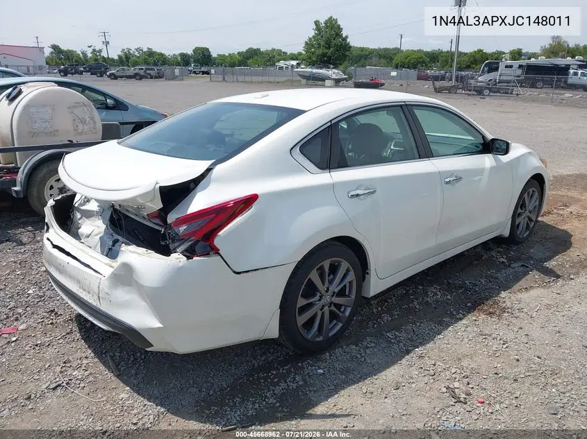 2018 Nissan Altima 2.5 Sr VIN: 1N4AL3APXJC148011 Lot: 45668962