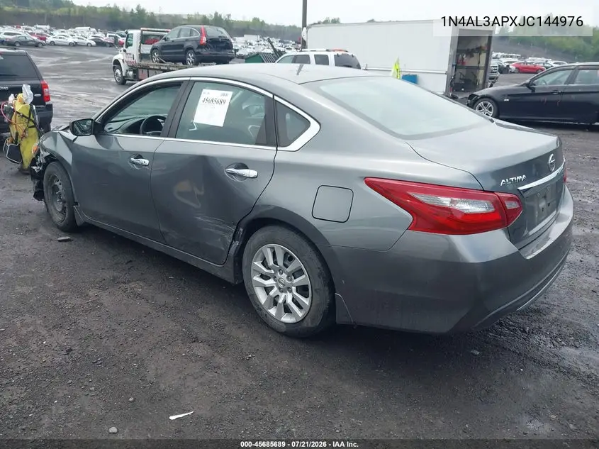 2018 Nissan Altima 2.5 S VIN: 1N4AL3APXJC144976 Lot: 45685689