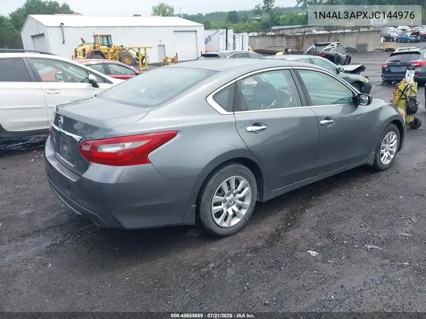 2018 Nissan Altima 2.5 S VIN: 1N4AL3APXJC144976 Lot: 45685689