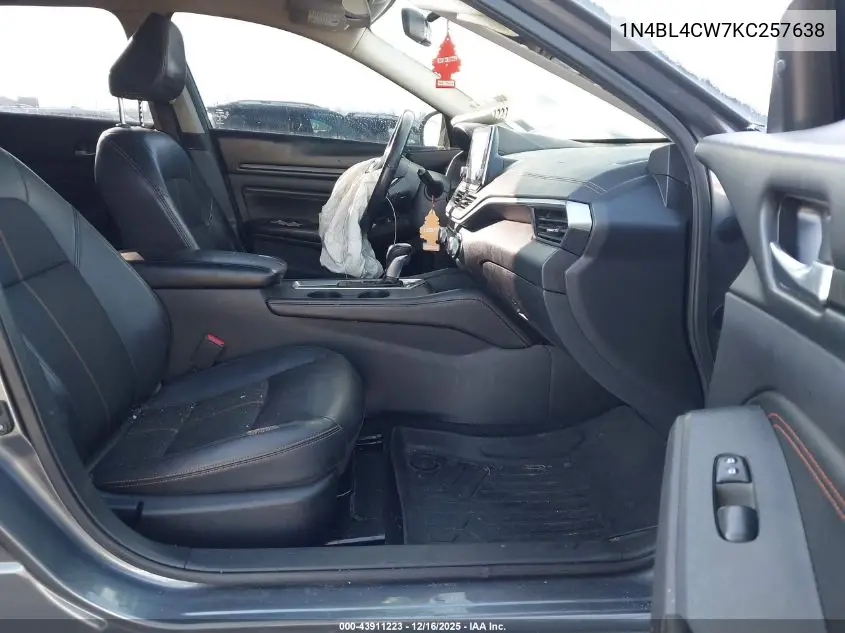 1N4BL4CW7KC257638 2019 Nissan Altima 2.5 Sr