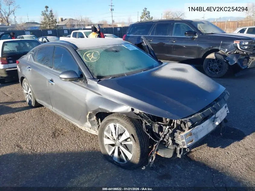 1N4BL4EV2KC254294 2019 Nissan Altima 2.5 Sl