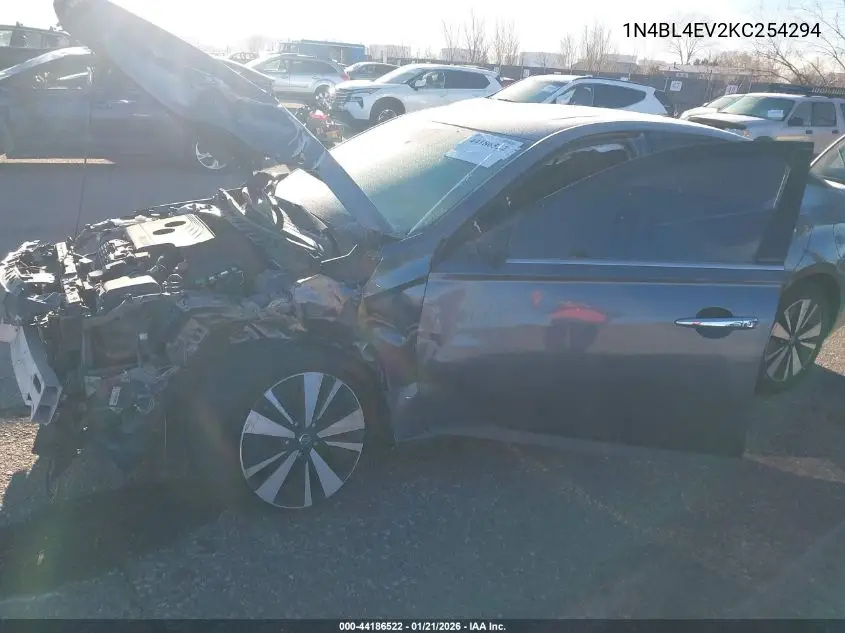 1N4BL4EV2KC254294 2019 Nissan Altima 2.5 Sl