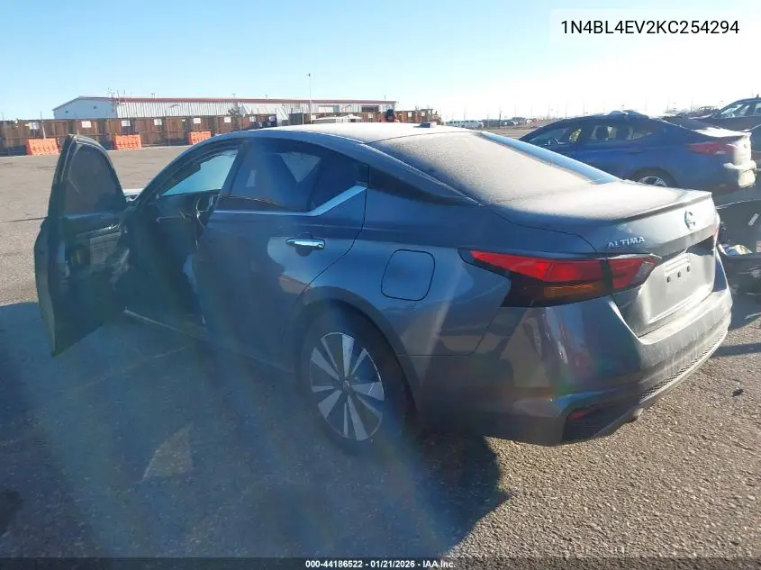 1N4BL4EV2KC254294 2019 Nissan Altima 2.5 Sl