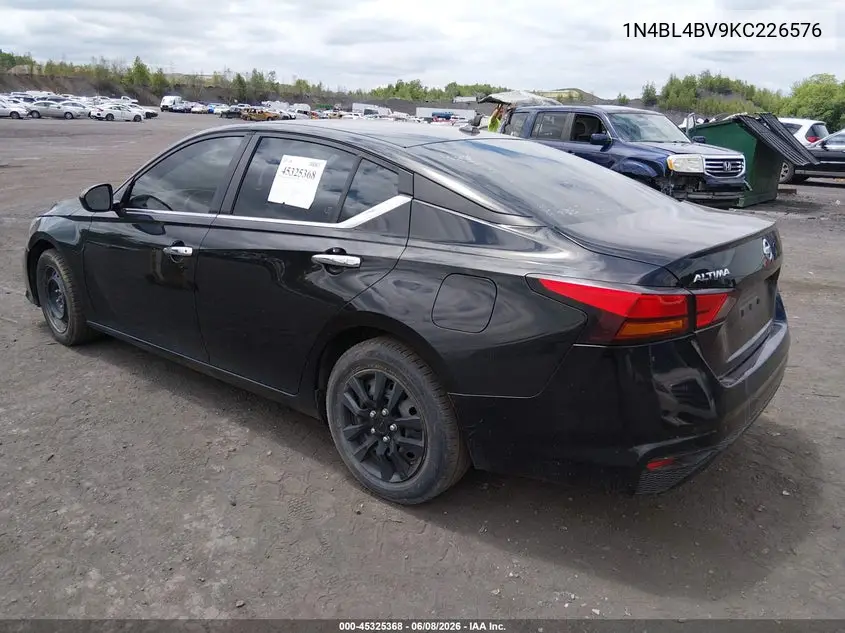 2019 Nissan Altima 2.5 S VIN: 1N4BL4BV9KC226576 Lot: 45325368