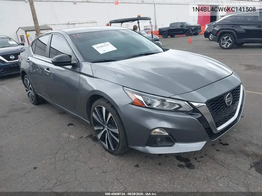 1N4BL4CW6KC141508 2019 Nissan Altima 2.5 Sr