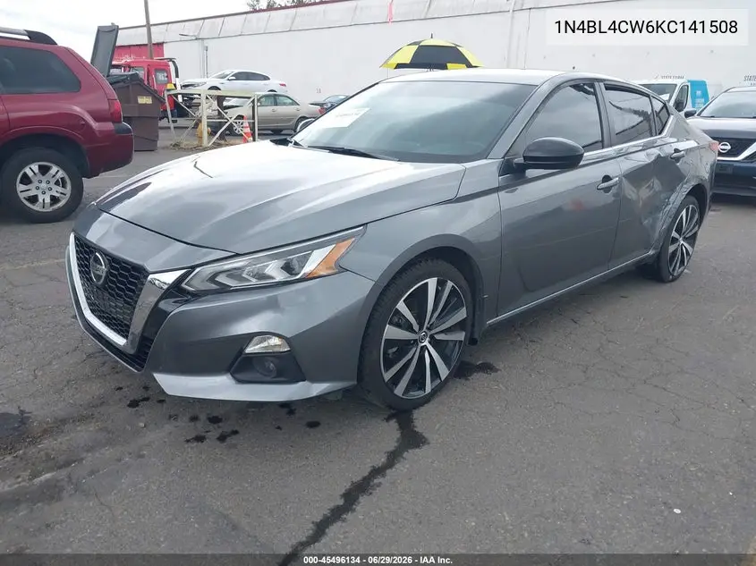 1N4BL4CW6KC141508 2019 Nissan Altima 2.5 Sr