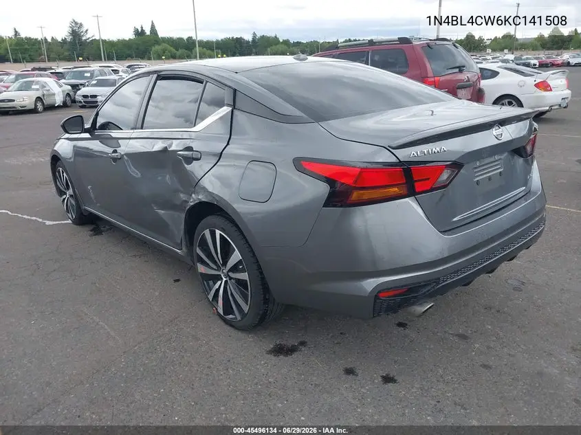 1N4BL4CW6KC141508 2019 Nissan Altima 2.5 Sr