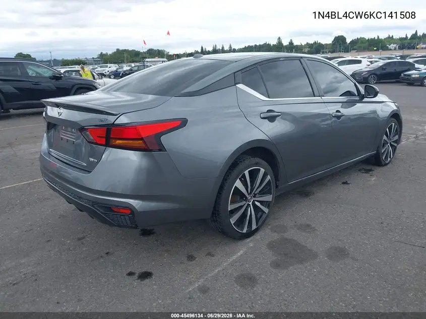 1N4BL4CW6KC141508 2019 Nissan Altima 2.5 Sr