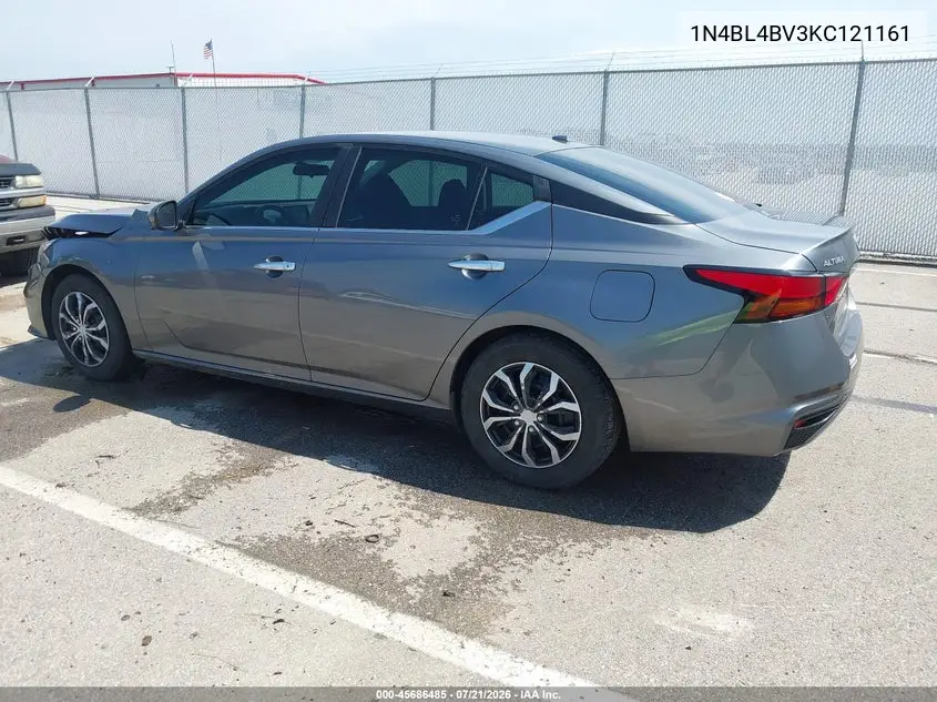 2019 Nissan Altima 2.5 S VIN: 1N4BL4BV3KC121161 Lot: 45686485