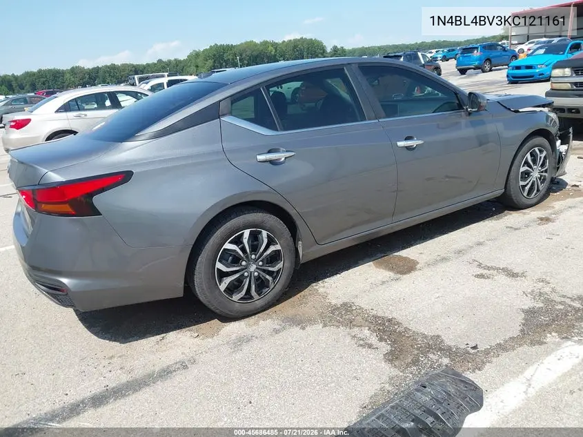 2019 Nissan Altima 2.5 S VIN: 1N4BL4BV3KC121161 Lot: 45686485