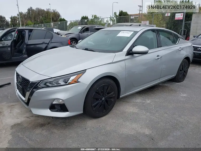 2019 Nissan Altima 2.5 Sl VIN: 1N4BL4EV2KC174929 Lot: 45695667
