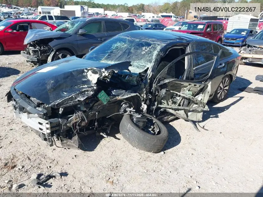 1N4BL4DV0LC222267 2020 Nissan Altima Sv Fwd