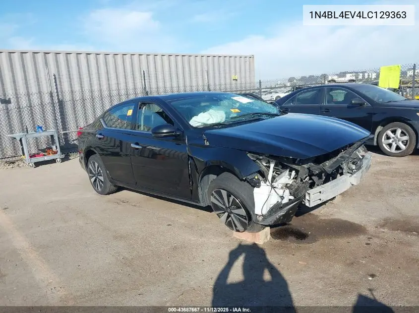1N4BL4EV4LC129363 2020 Nissan Altima Sl Fwd
