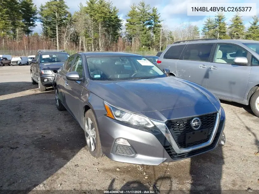 1N4BL4BV9LC265377 2020 Nissan Altima S Fwd