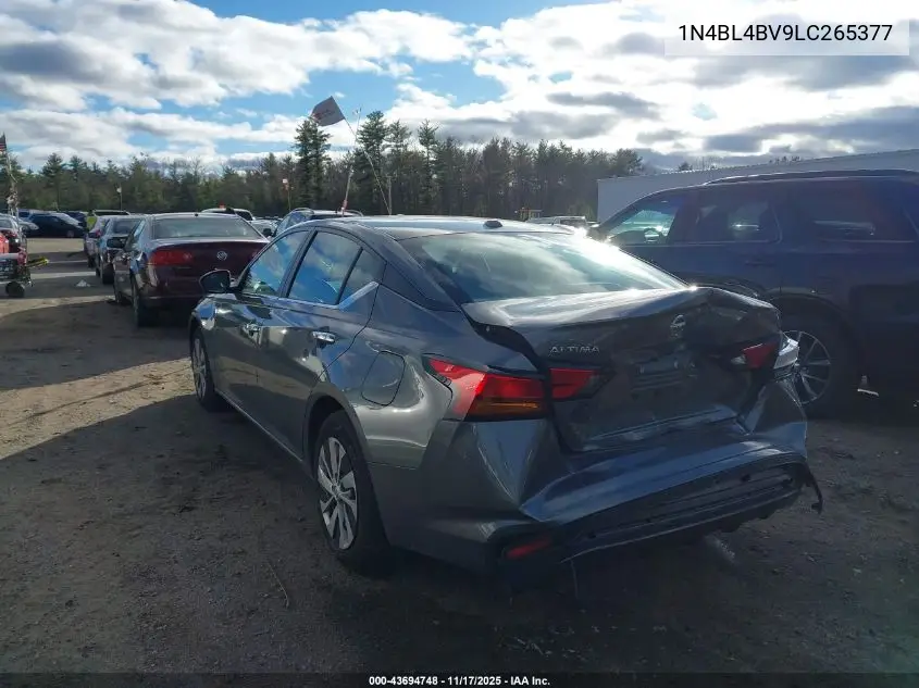 1N4BL4BV9LC265377 2020 Nissan Altima S Fwd
