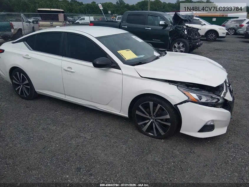 2020 Nissan Altima Sr Fwd VIN: 1N4BL4CV7LC233784 Lot: 45602794