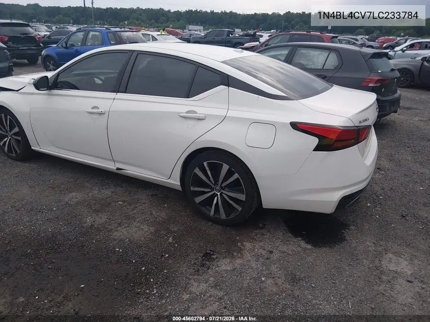 2020 Nissan Altima Sr Fwd VIN: 1N4BL4CV7LC233784 Lot: 45602794