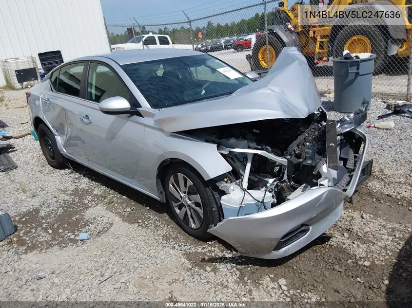 2020 Nissan Altima S Fwd VIN: 1N4BL4BV5LC247636 Lot: 45641022