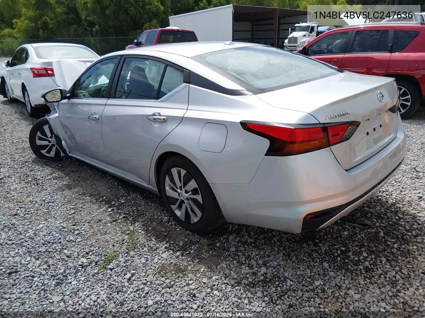 2020 Nissan Altima S Fwd VIN: 1N4BL4BV5LC247636 Lot: 45641022