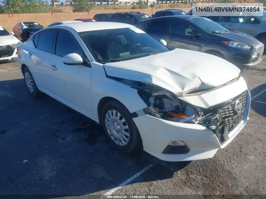 1N4BL4BV6MN374854 2021 Nissan Altima S Fwd