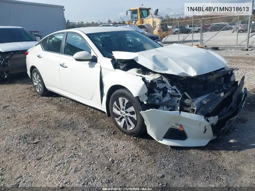 1N4BL4BV1MN318613 2021 Nissan Altima S Fwd