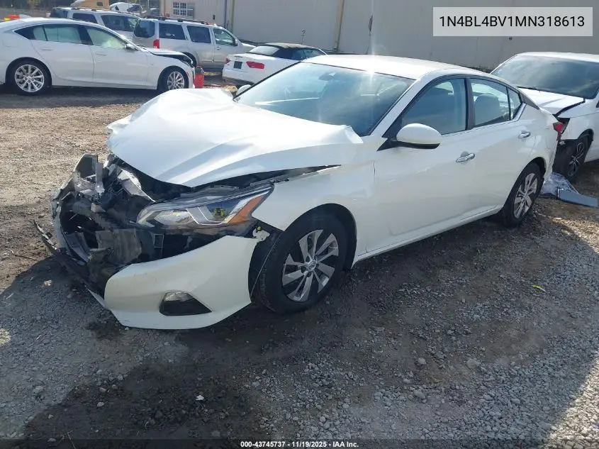 1N4BL4BV1MN318613 2021 Nissan Altima S Fwd