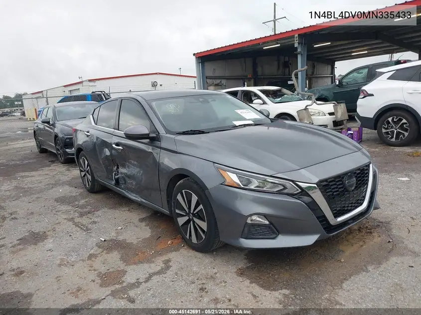 1N4BL4DV0MN335433 2021 Nissan Altima Sv Fwd