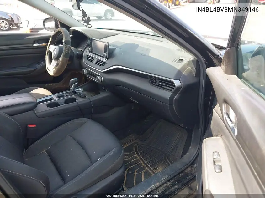 2021 Nissan Altima S Fwd VIN: 1N4BL4BV8MN349146 Lot: 45681347