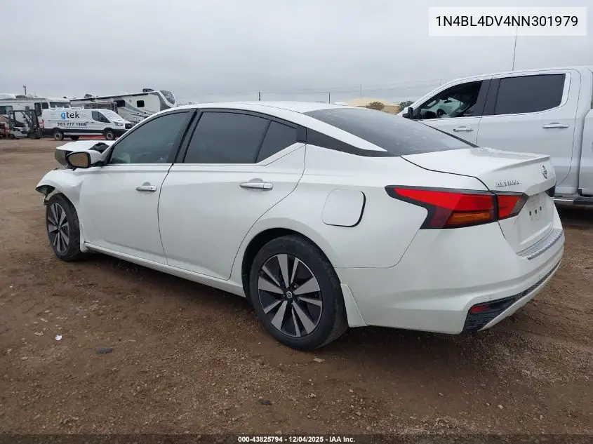 1N4BL4DV4NN301979 2022 Nissan Altima Sv Fwd