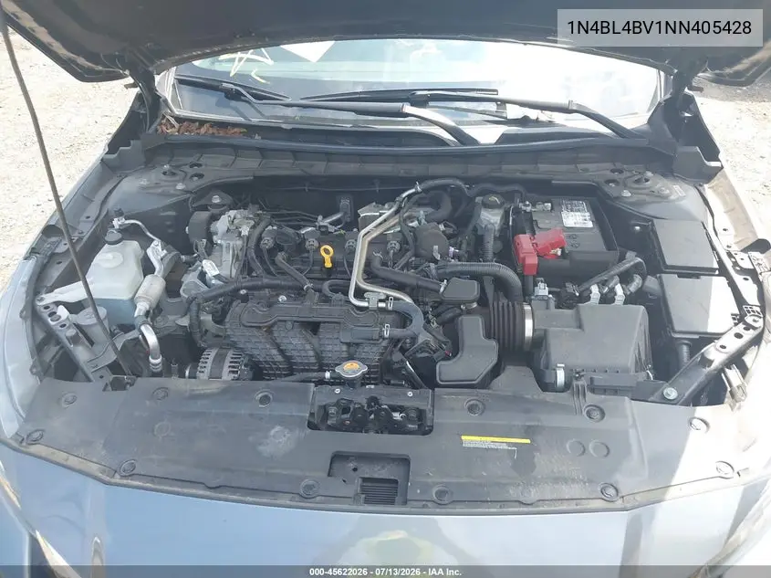 2022 Nissan Altima S Fwd VIN: 1N4BL4BV1NN405428 Lot: 45622026