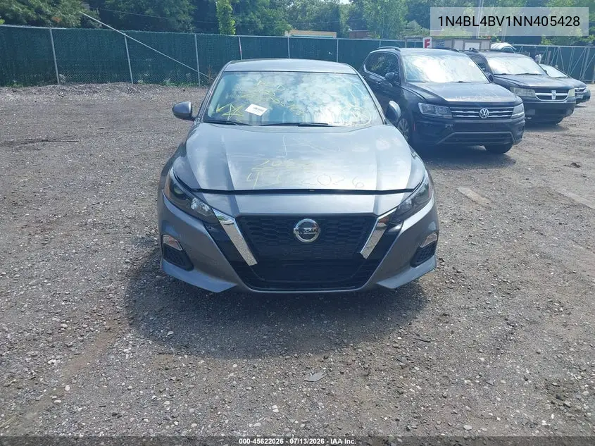 2022 Nissan Altima S Fwd VIN: 1N4BL4BV1NN405428 Lot: 45622026