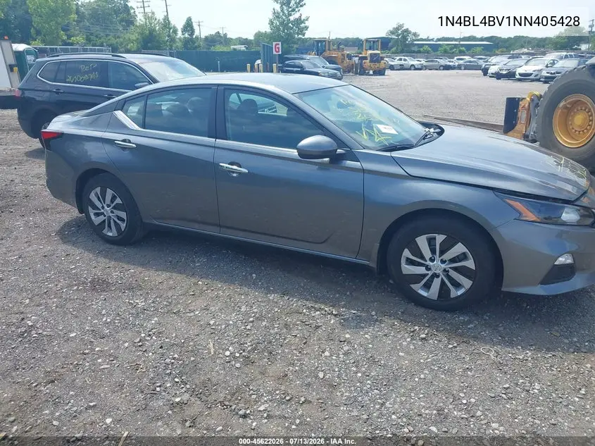 2022 Nissan Altima S Fwd VIN: 1N4BL4BV1NN405428 Lot: 45622026