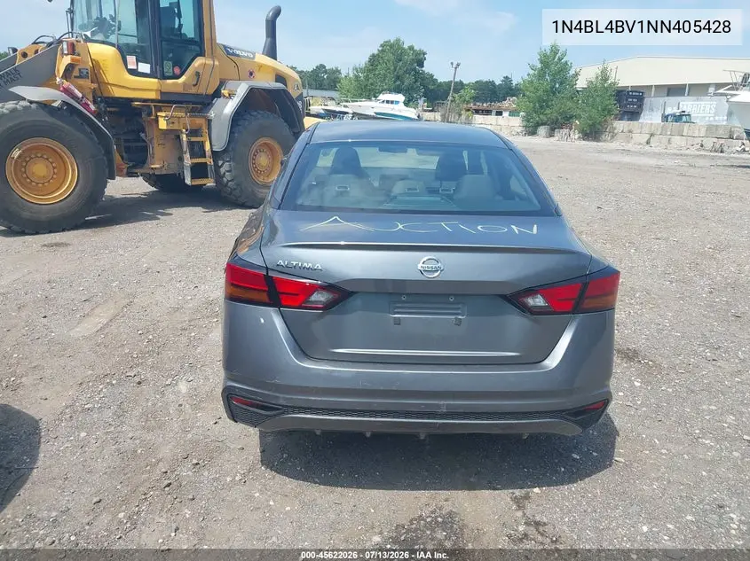 2022 Nissan Altima S Fwd VIN: 1N4BL4BV1NN405428 Lot: 45622026