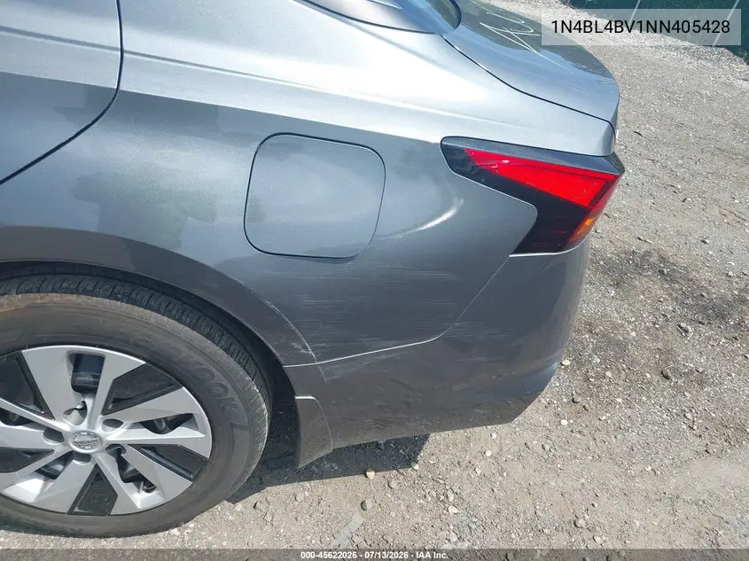 2022 Nissan Altima S Fwd VIN: 1N4BL4BV1NN405428 Lot: 45622026