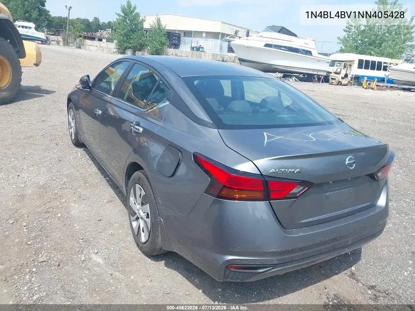 2022 Nissan Altima S Fwd VIN: 1N4BL4BV1NN405428 Lot: 45622026