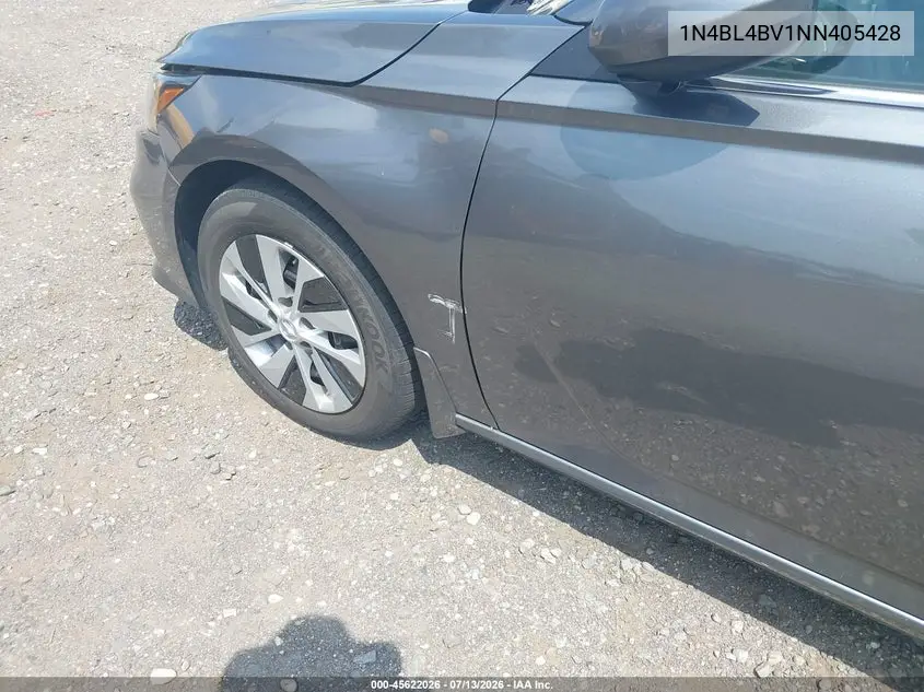 2022 Nissan Altima S Fwd VIN: 1N4BL4BV1NN405428 Lot: 45622026