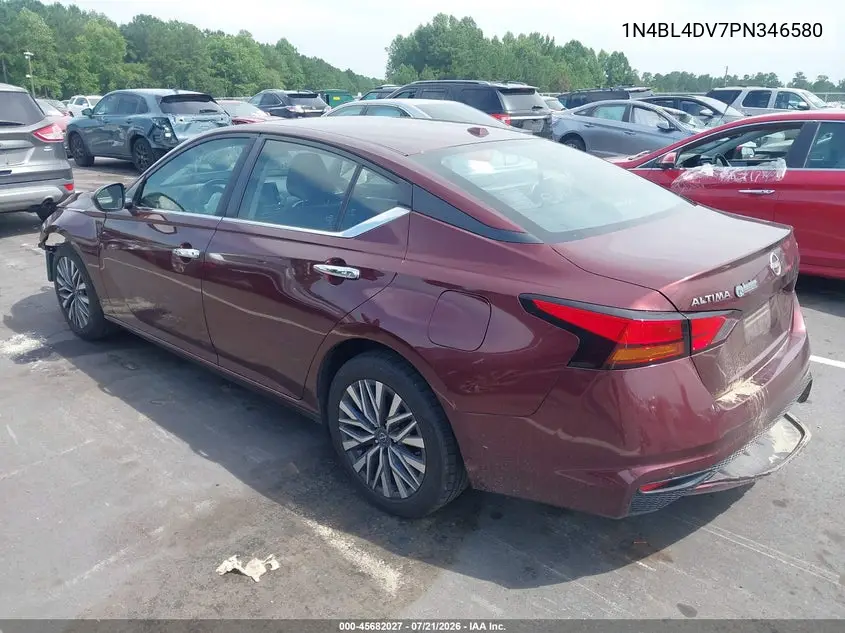 2023 Nissan Altima Sv Fwd VIN: 1N4BL4DV7PN346580 Lot: 45682027