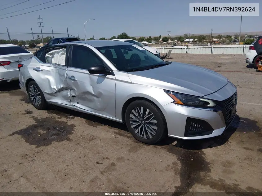2024 Nissan Altima Sv Fwd VIN: 1N4BL4DV7RN392624 Lot: 45557655
