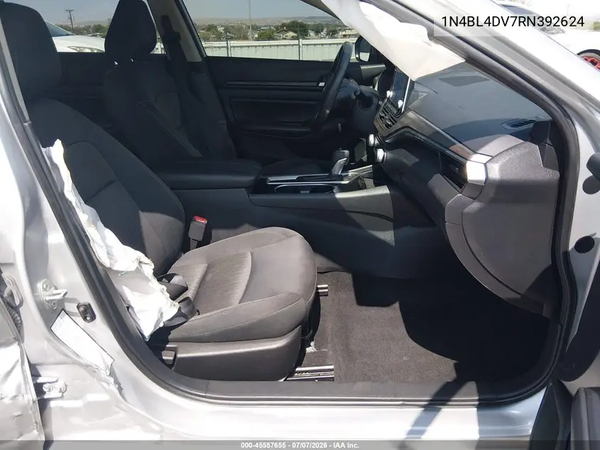 2024 Nissan Altima Sv Fwd VIN: 1N4BL4DV7RN392624 Lot: 45557655