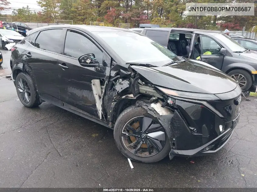 2023 Nissan Ariya Evolve+ VIN: JN1DF0BB0PM708687 Lot: 43537118