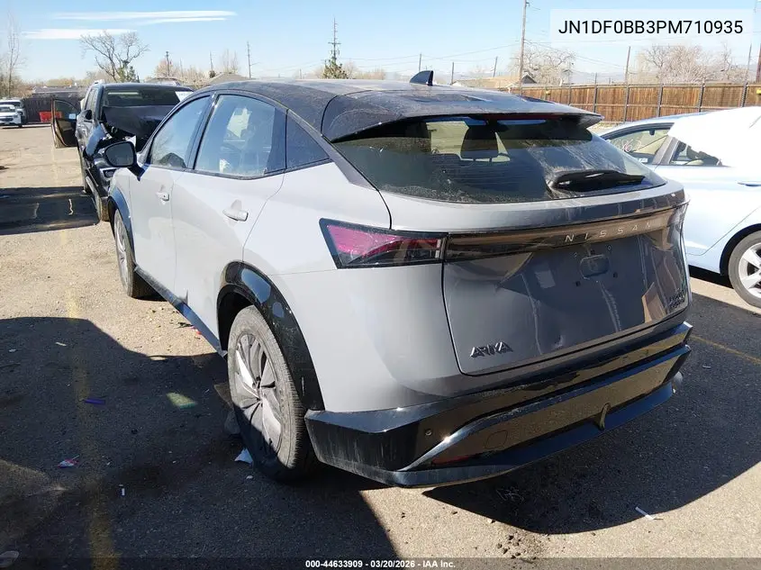2023 Nissan Ariya Evolve+ VIN: JN1DF0BB3PM710935 Lot: 44633909