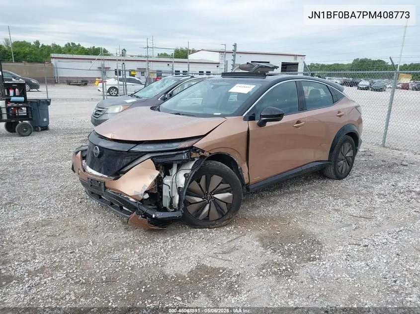 2023 Nissan Ariya Premiere VIN: JN1BF0BA7PM408773 Lot: 45048891